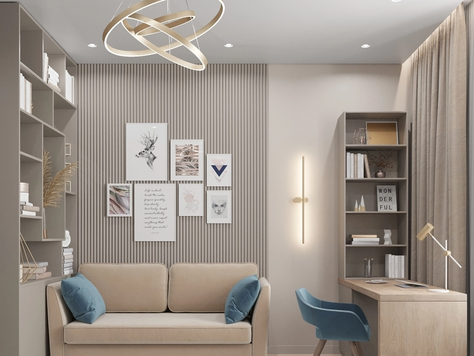 Дизайн интерьера детской в Калининграде "Дизайн интерьера квартиры "Санузел // Дизайн студия Льва Терехова""