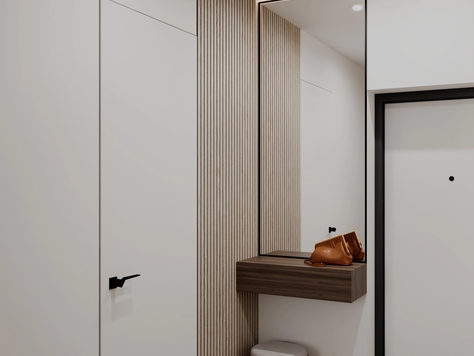 Дизайн интерьера частного интерьера в Калининграде "Дизайн интерьера квартиры Прихожая// Дизайн студия Льва Терехова"