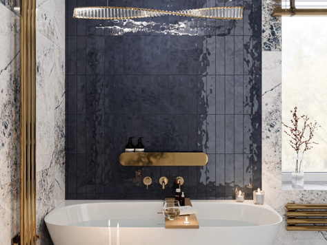 Дизайн интерьера в Калининграде "Стильный интерьер ванной комнаты"