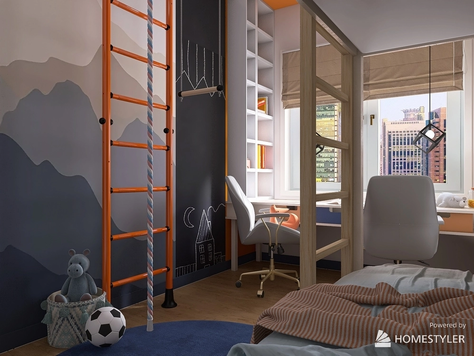 Дизайн интерьера двухкомнатной квартиры в Калининграде "Двушка на четверых. Как уместиться всей семьей и найти место для друзей в квартире 63 м2"