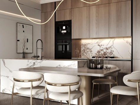 Дизайн интерьера квартир в Калининграде "Дизайн-проект квартиры в историческом центре города Калининград в стиле современная классика"